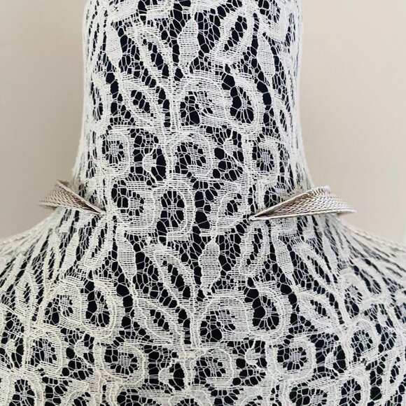 TIFFANY & CO. Rare 925 Sterling Silver Woven "Vannerie" Collar Necklace Vintage - Picture 10 of 15